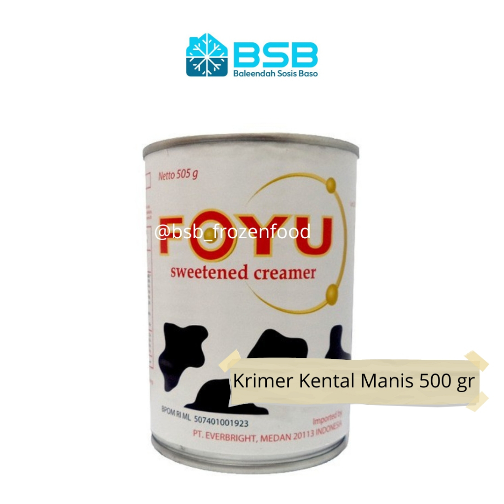 Foyu Krimer Kental Manis / Susu Kental Manis / SKM Foyu 1kg Kaleng