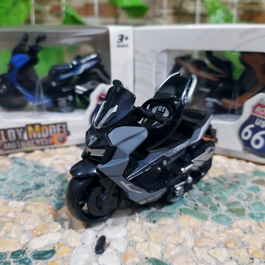 Diecast motor NMAX Alloy anak laki laki - miniatur motor NMAX