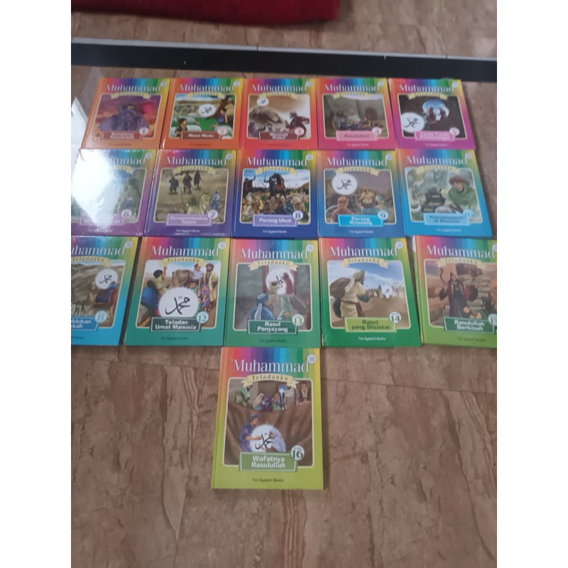 Buku muhammad teladan ku vol 1-16 + mutiara pelengkap dan ensiklopedia muhammad