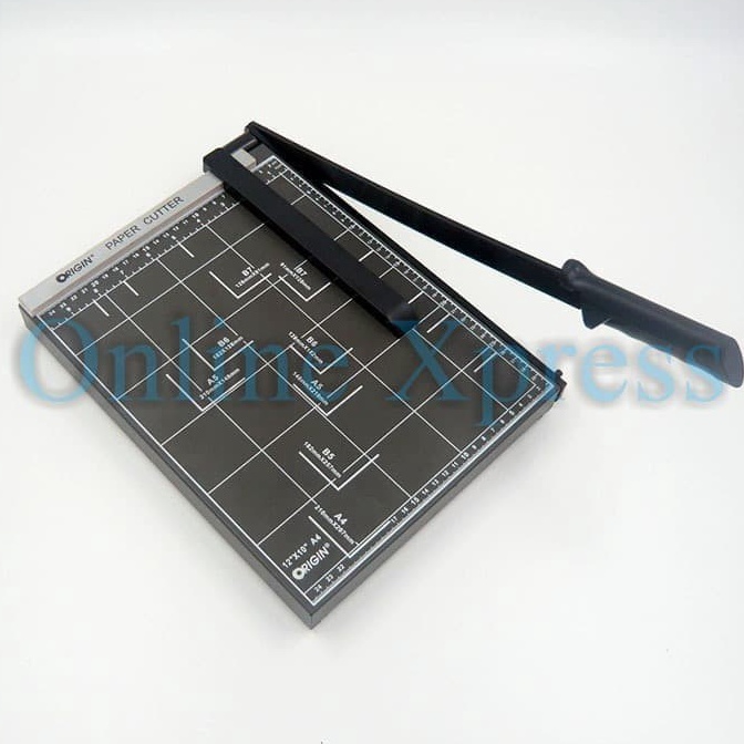 

KODE A3C5 Alat Pemotong Kertas Paper Cutter A4 Dark Grey Origin