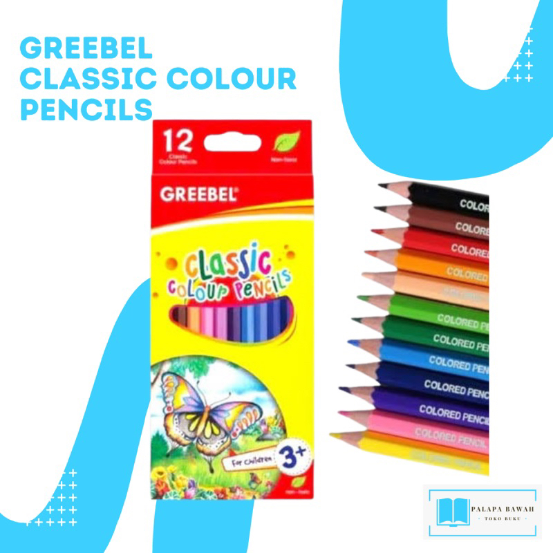 

PENSIL WARNA GREEBEL ISI 12 WARNA DAN 24 WARNA WATERCOLOUR CLASSIC