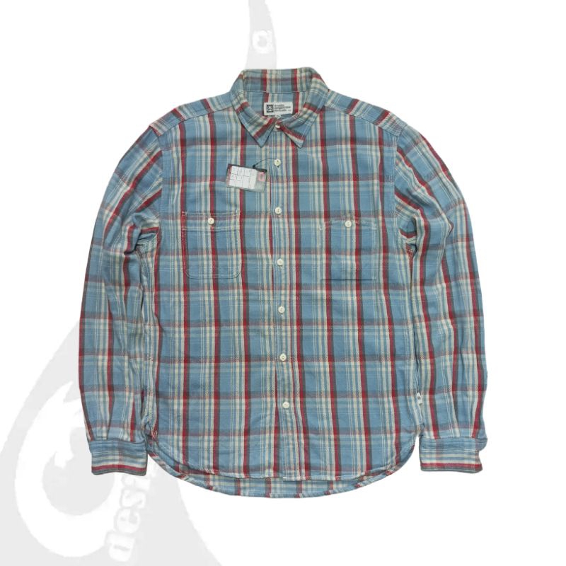 vintage kemeja outer stussy flannel