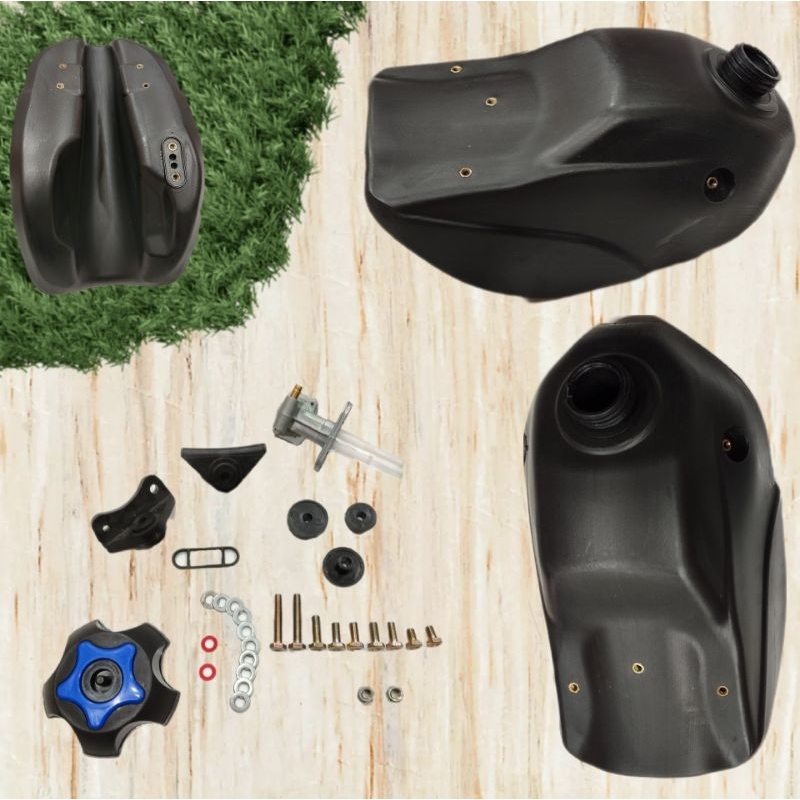 Tangki KLX 150 / Tangki Motor Trail Kawasaki Hitam
