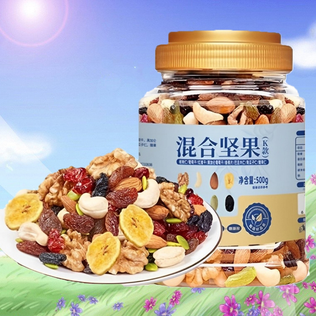 

Kacang Trail Mix Toples High Fiber Peanut Mix | Kacang Almond | Kacang Mede | Kacang Walnut Fresh