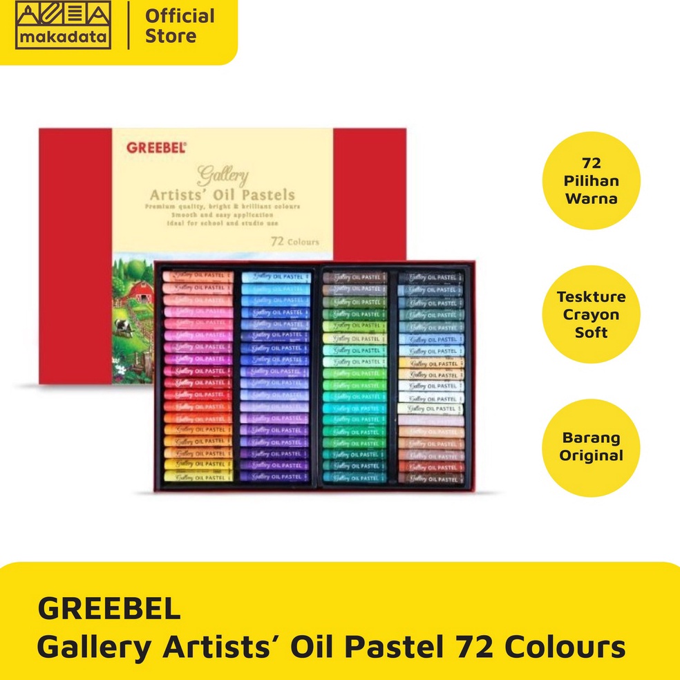 

KODE U8N9 CRAYON OIL PASTEL GREEBEL ARTIST 72 WARNA MURAH