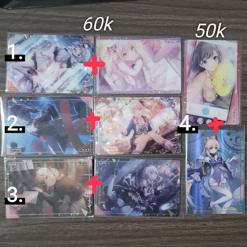 Project sekai + genshin Wafer card