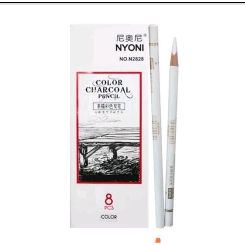 

PENSIL CHARCOAL PUTIH LUKIS PENCIL SKETSA PUTIH