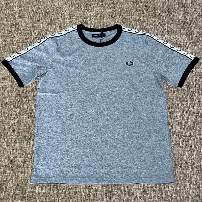 Fred Perry Tapped Ringer Tee Original / Baju Kaos Fred Perry Authentic