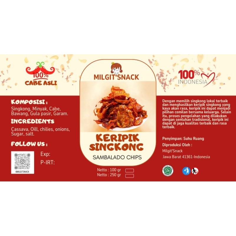 

Keripik singkong balado