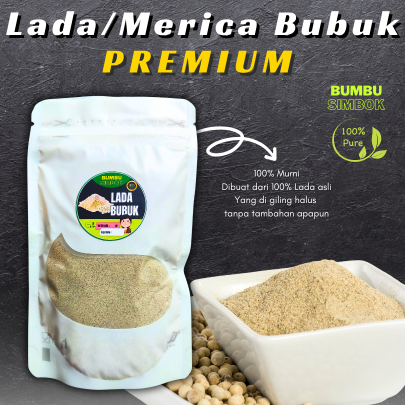 

BumbuSimbok - Lada / Merica Bubuk Murni Murah Hemat Gratis Ongkir