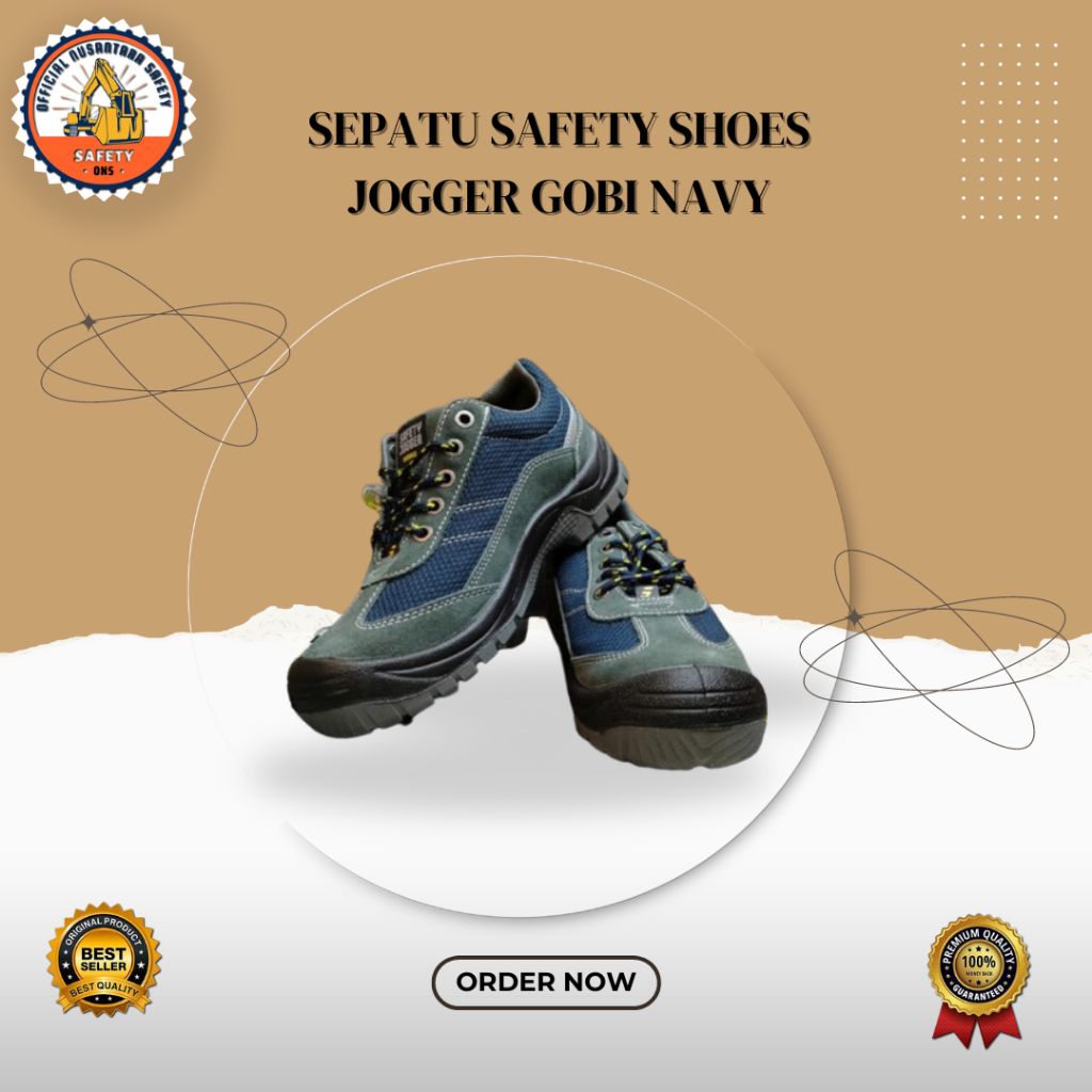 Sepatu Safety Jogger GOBI Navy / Safety Jogger GOBI Navy / ORIGINAL