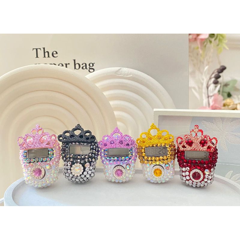 tasbih digital gliter queen tasbih digital cantik tasbih digital lucu tasbih digital murah