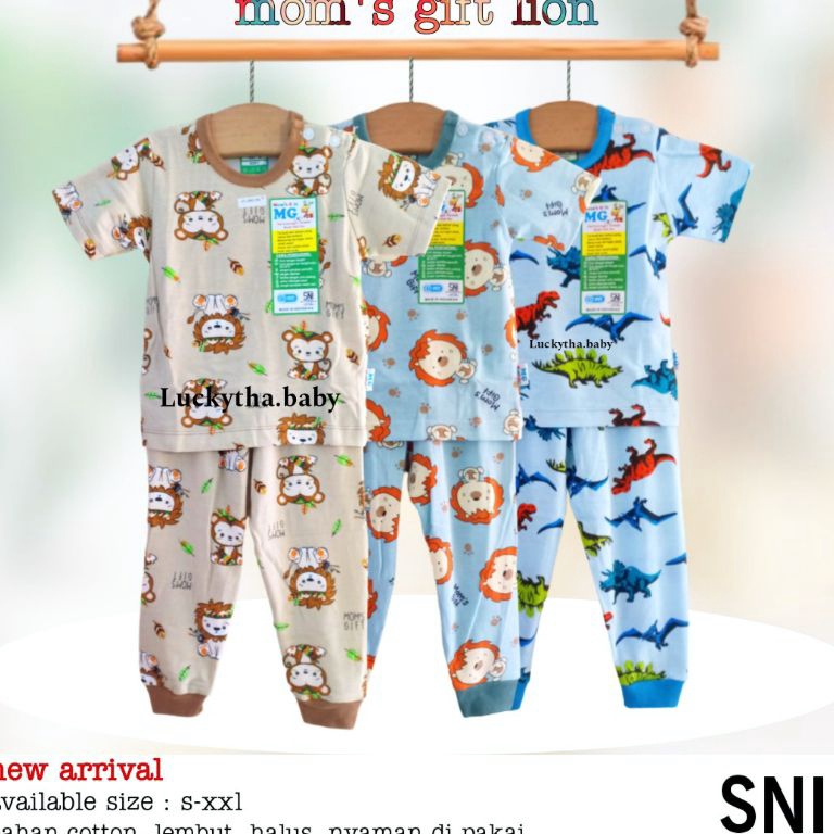 KODE P89C 3pc setelan moms gift CPR motif turtleTeddy bearlion pinguinuburuburshark moms gift terbar