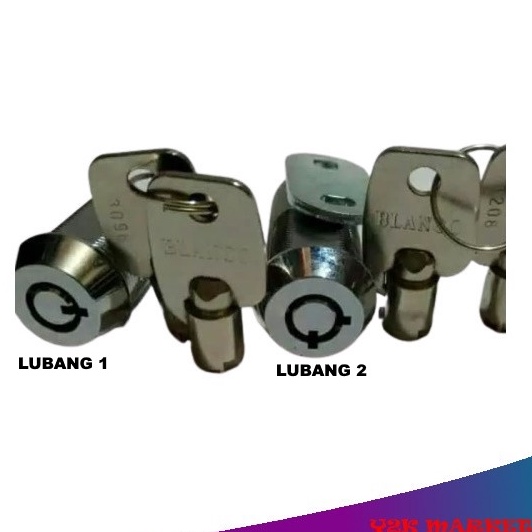 Bonus Kunci Dingdong Dindong BLANCO Camlok Bulat Tralis Kabinet ATM Brankas Etalase