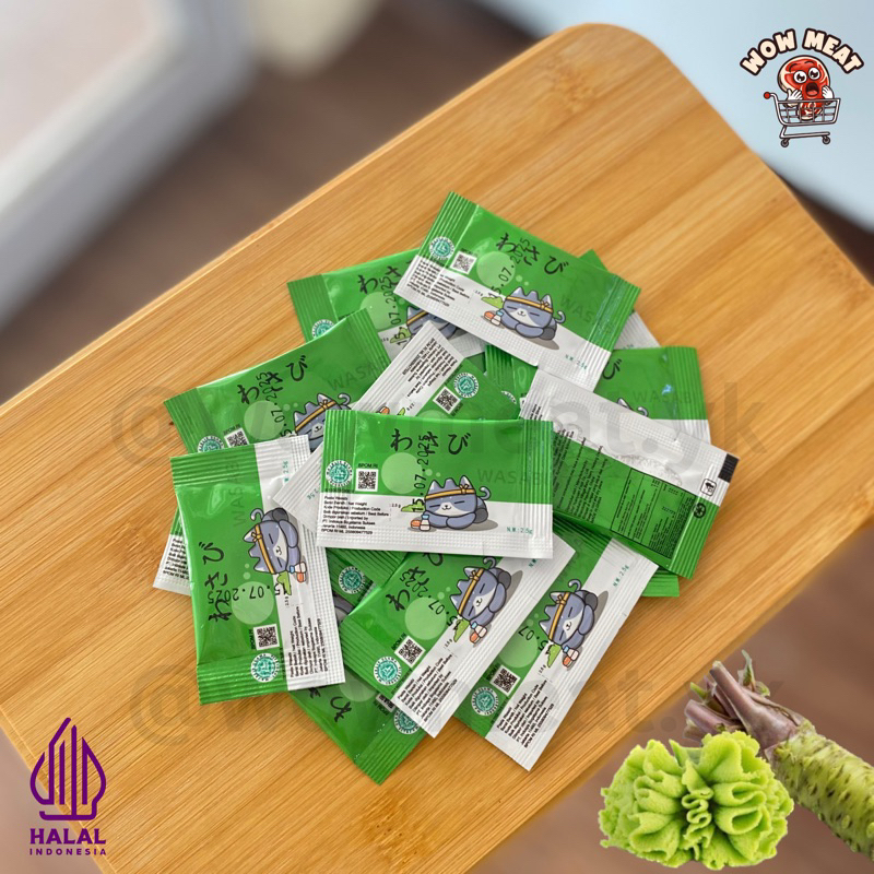 

Wasabi Paste Sachet | Wasabi Paste Halal 2,5 gr
