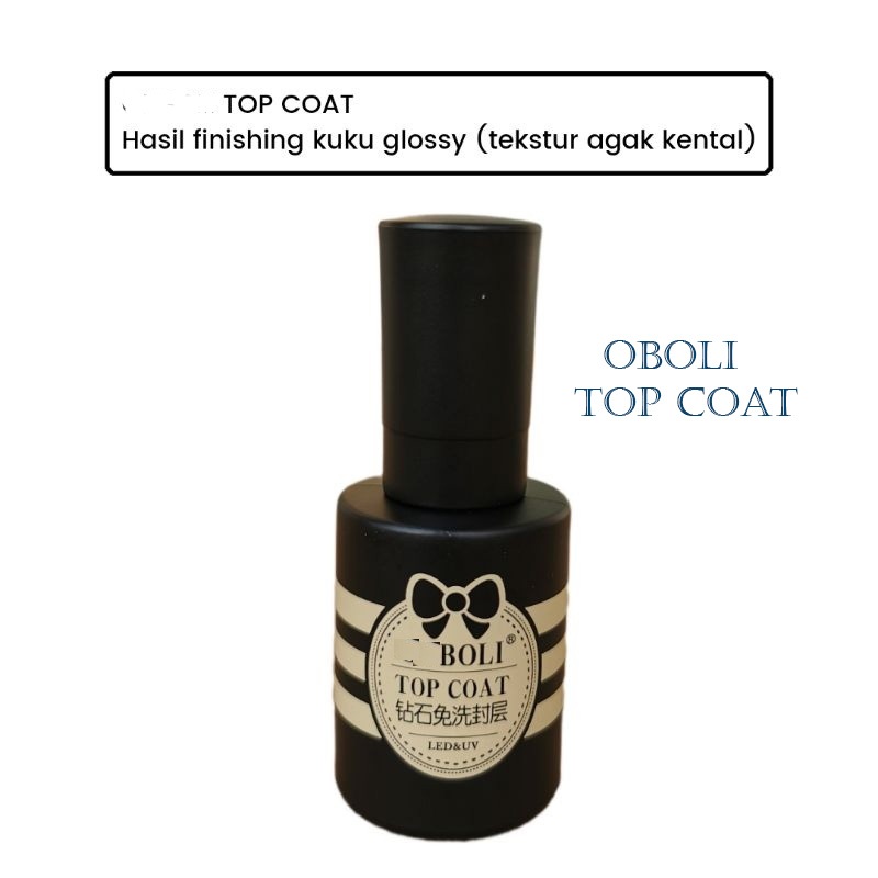 OUBOLI TOP COAT DIAMOND KUNING BEST SELLER 20ML