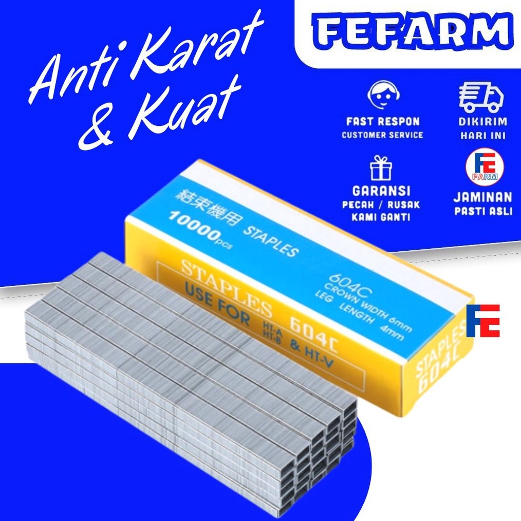 

DIJAMIN MURAH Staples Tapetool Isi Ulang Atau Refil Staples FEFARM