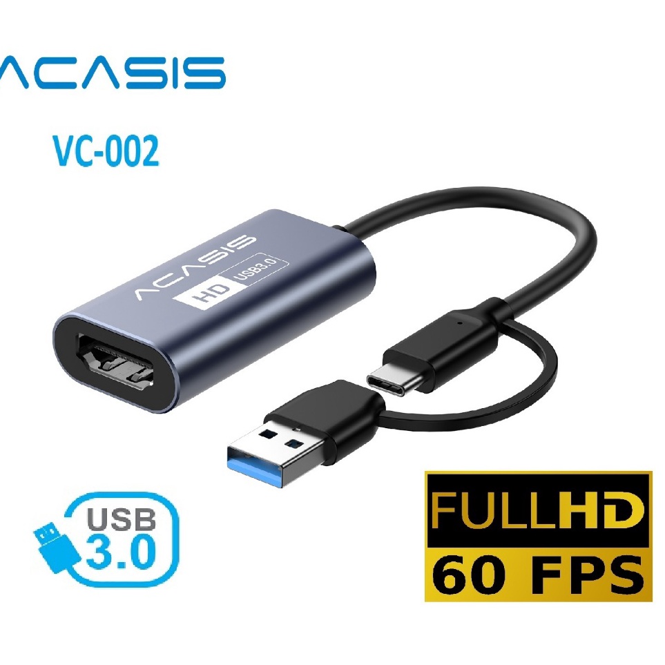 Video Capture HDMI ACASIS Full HD 18p HDTV Video Capture USB Type C d A4N8