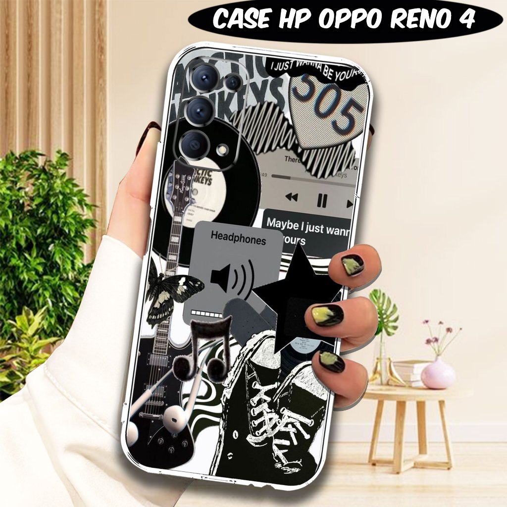 Case OPPO RENO 4 TERBARU Motif [aestbags] Terlaris Casing OPPO RENO 4 Terbaru Softcase Clear Protect