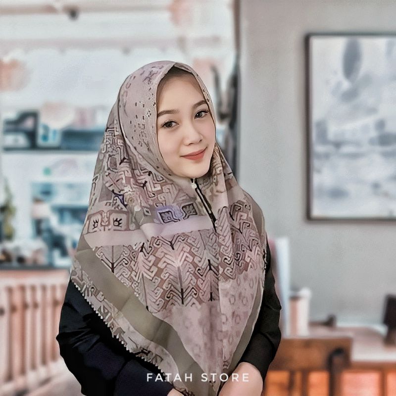 Hijab resleting/kerudung zipper/hijab instan voal premium