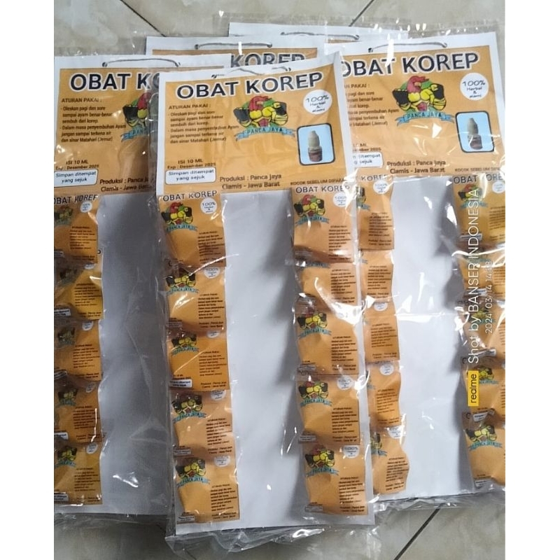 OBAT KOREP AYAM PANCA JAYA ORIGINAL PAKET 5 RENTENG