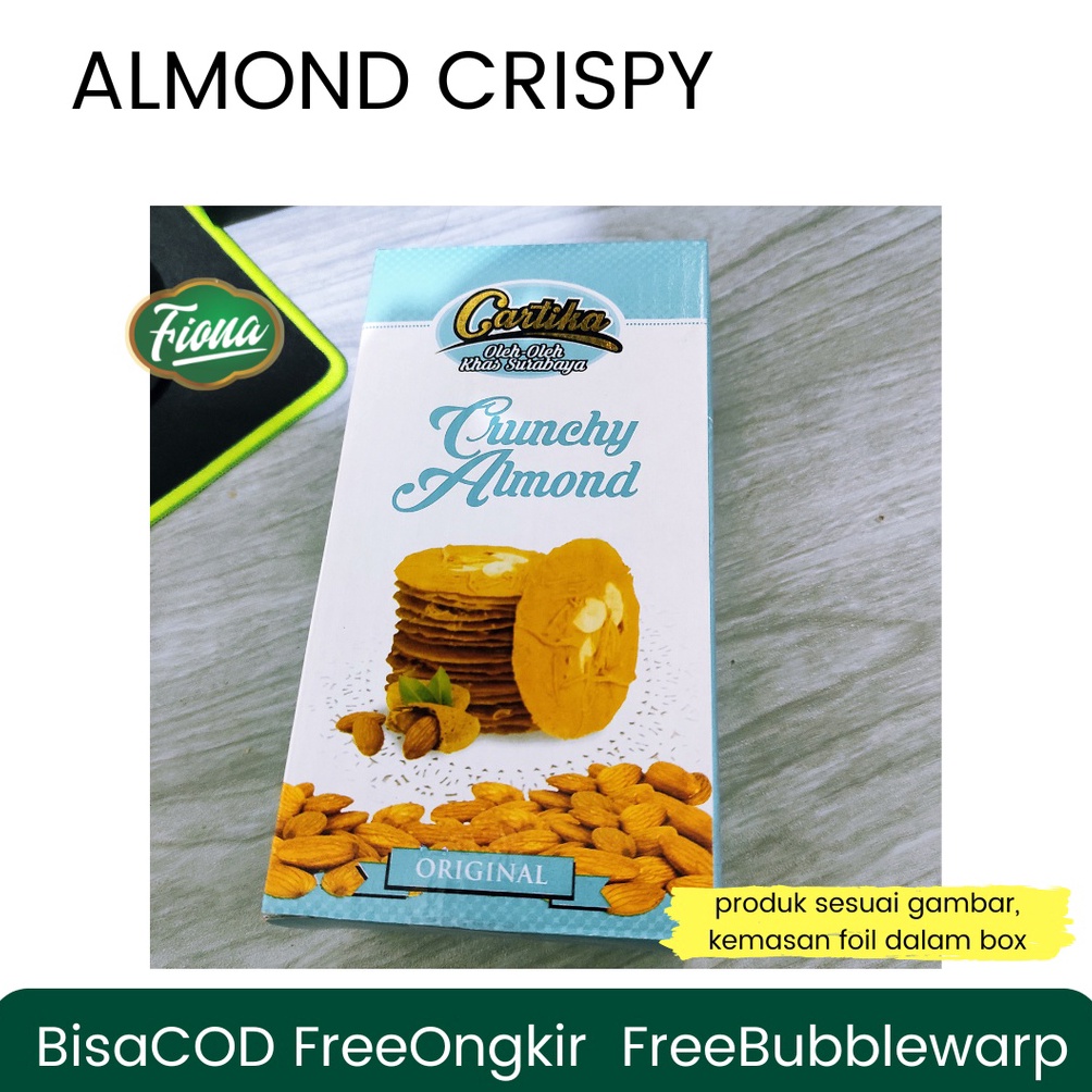 

MURRRMERRR Apel dan Almond Crispy Chips Oleh2 Khas Kota Apple Batu Malang