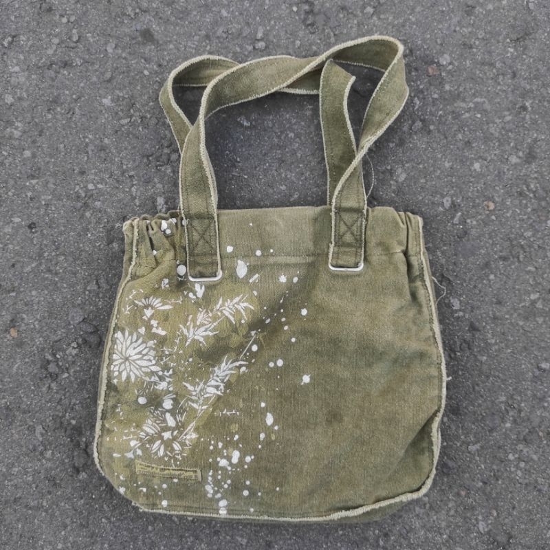 BILLABONG DUCK CANVAS VINTAGE TOTEBAG MINI CROSS SLING WAIST GYM FITNESS RUNNING CASUAL WORK SHOPPIN