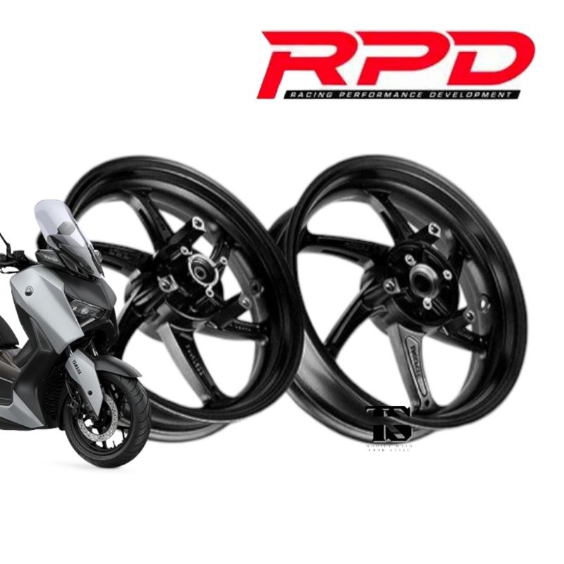 Velg Xmax By RPD // Velg RPD Xmax Casting Sky Blade Original By RPD Black // Velg Xmax Hitam By RPD