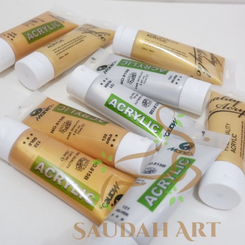 

KILAT Cat Acrylic Akrilik Maries 75ml GoldSilverPale Gold