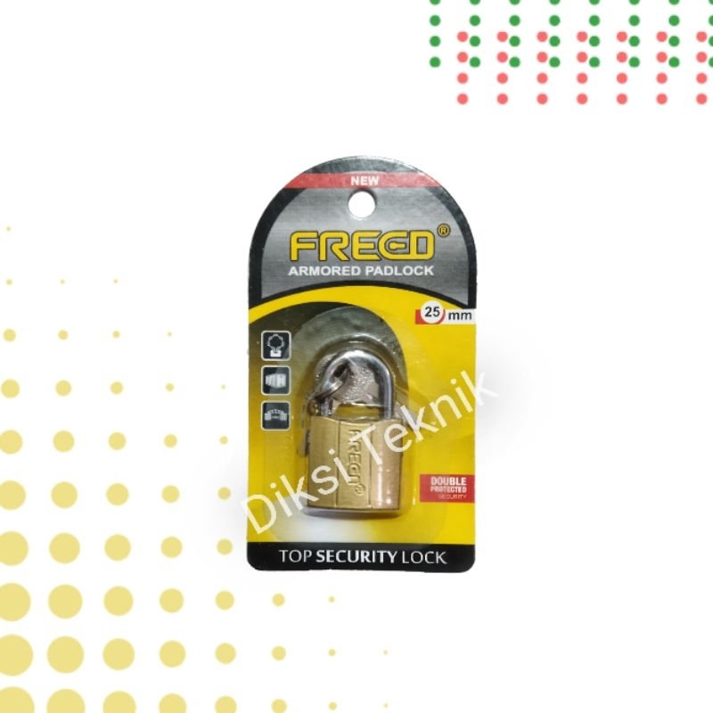 Gembok Sating Freed 25mm Gembok Koper