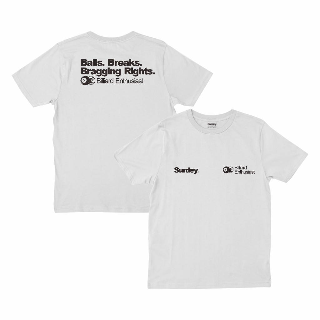t-shirt surdey biliiard enthusiast kaos billiard
