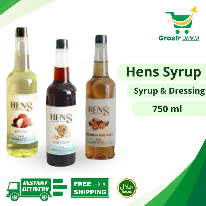 

Grosir UMKM - HENS SYRUP POPCORN,CARABIAN MOLASES & LYCHEE 750 ML / SIRUP SERBAGUNA / SIRUP MINUMAN / TOPPING MAKANAN MINUMAN
