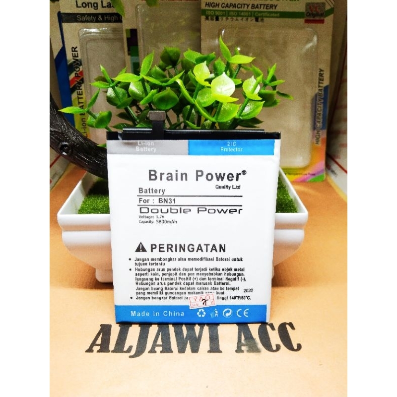 Baterai Batre Battery Xiaomi Xiomi Redmi S2/MiA1 Mi A1 BN31 Doubel Power Battery