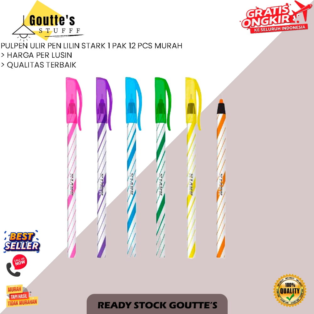 

PULPEN ULIR PEN LILIN STARK 1 PAK 12 PCS MURAH