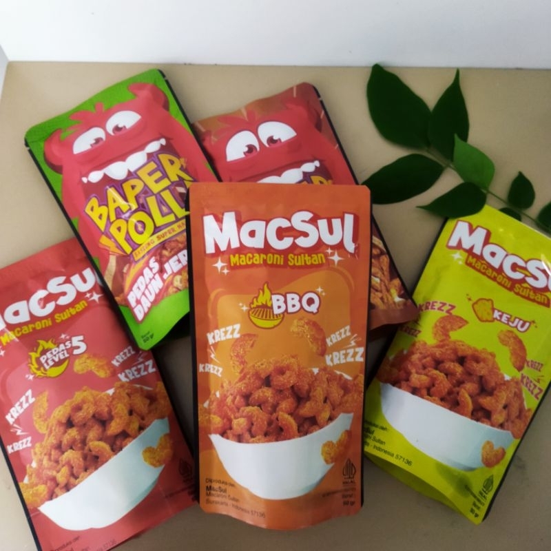 

BPOM HALAL || SNACK BASRENG MAKRONI SULTAN By Cekelin 50 gr / Basreng Baper pol / Makroni Sultan 50gram / makaroni / macroni sultan / Stik Basreng / macaroni sultan