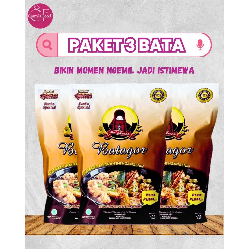 

Batagor Kuah Instan Bundling 3 pcs Jajanan Bandung - Batagor Kuah Camylafood