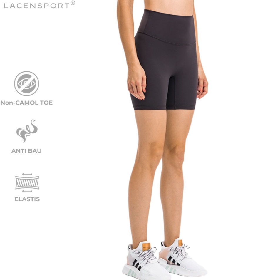 Murah Khusus  LACENSPORT  Lennon Short Legging Celana Olahraga Wanita Pendek Gym Workout Bike