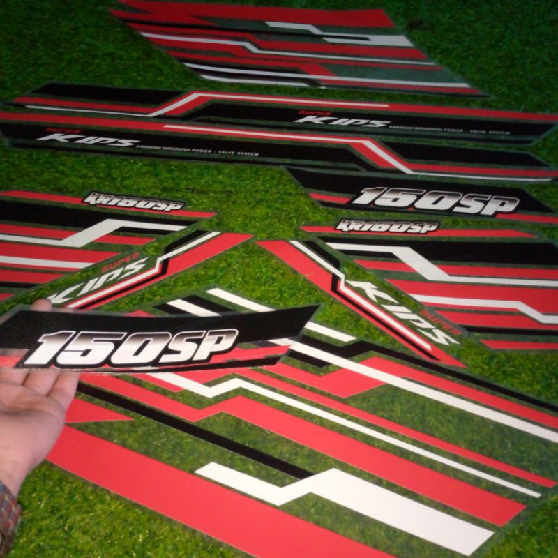 STRIPING STICKER NINJA SSR TRANSPARAN DESAIN CUSTOM LIST SIMPEL ELEGAN TERBARU