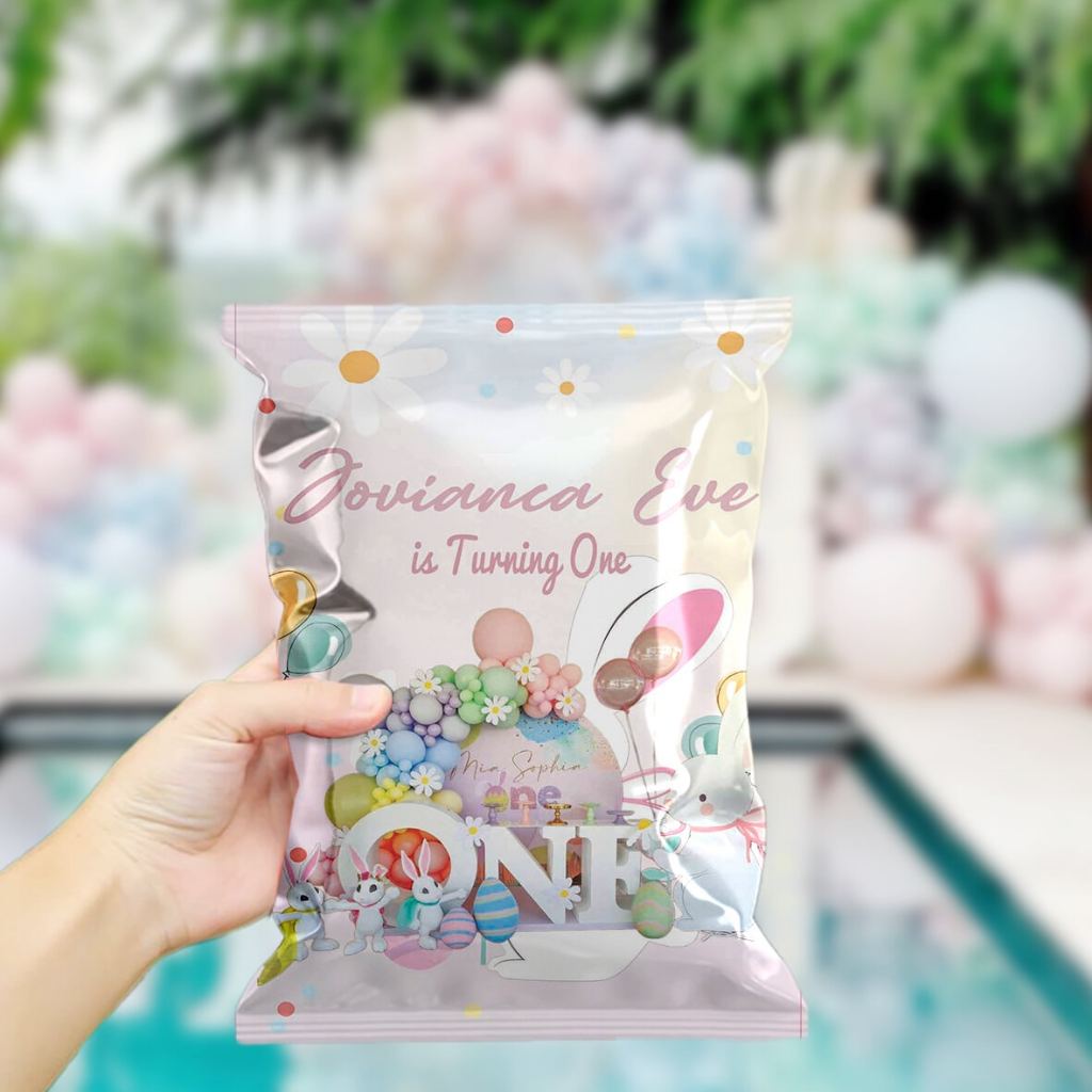 Pouch snack ulang tahun 20x30 banner MMT flexy souvenir ulang tahun