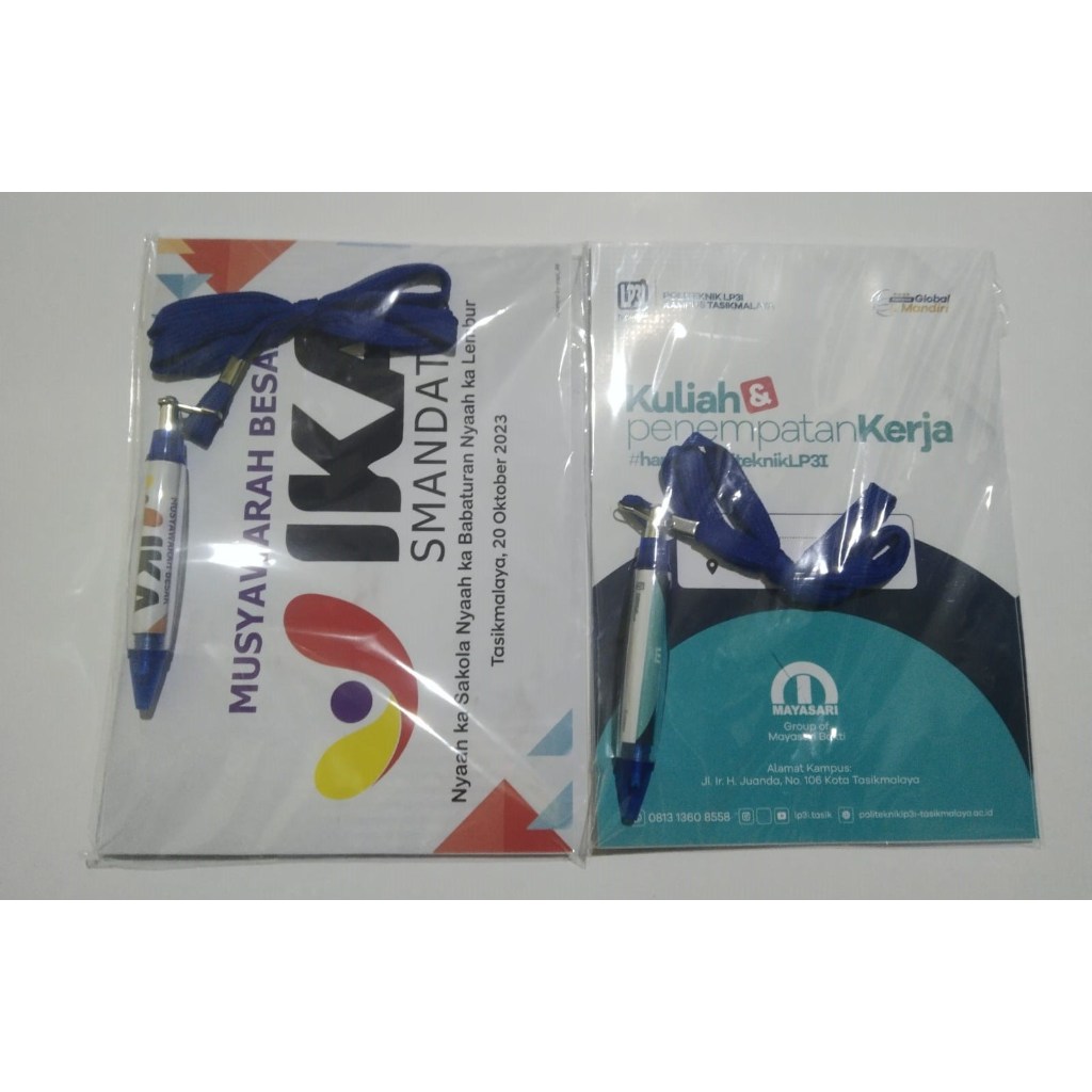 

Cetak Block note Promosi Murah Custom Plus Pulpen