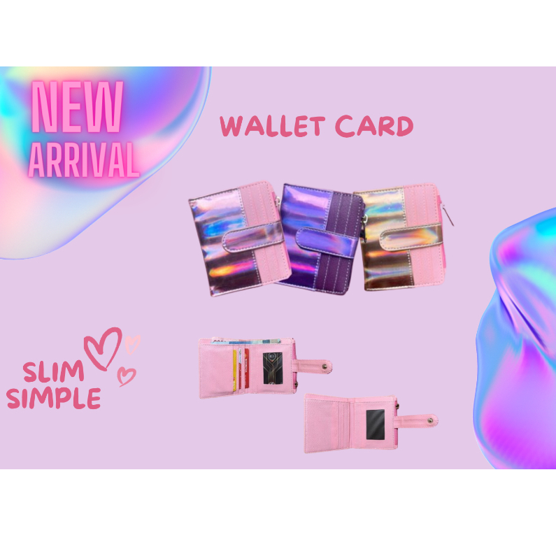 Dompet Wanita Mini - Dompet Lipat Hologram