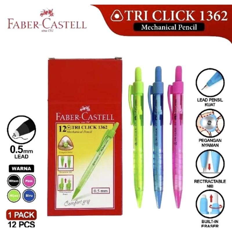 

Pensil Mekanik Faber Castell 0.5