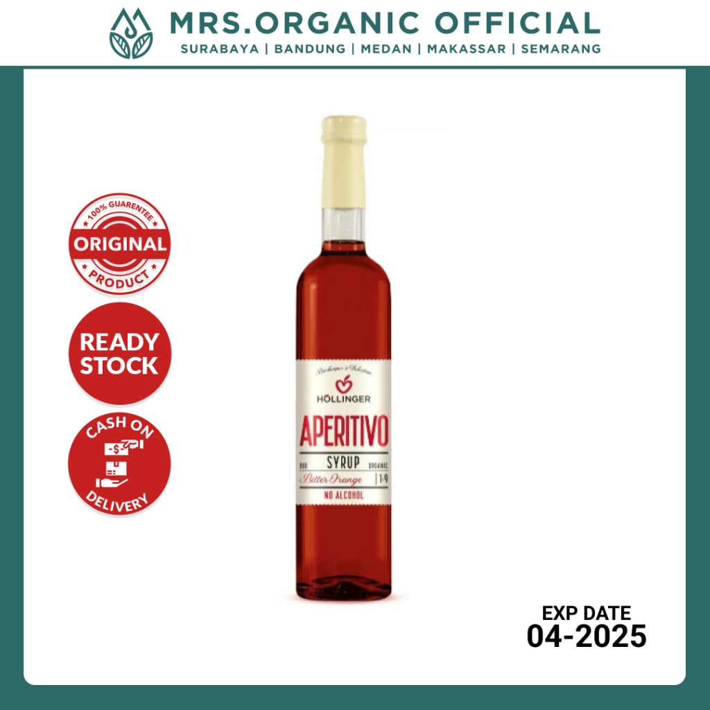 

Sirup Organik Hollinger Organic Aperitivo Bar Syrup 500ml