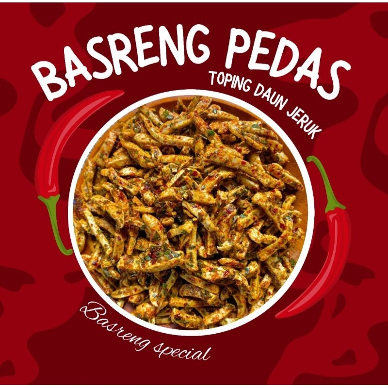 

Basreng pedas daun jeruk 1000gram / 1Kg