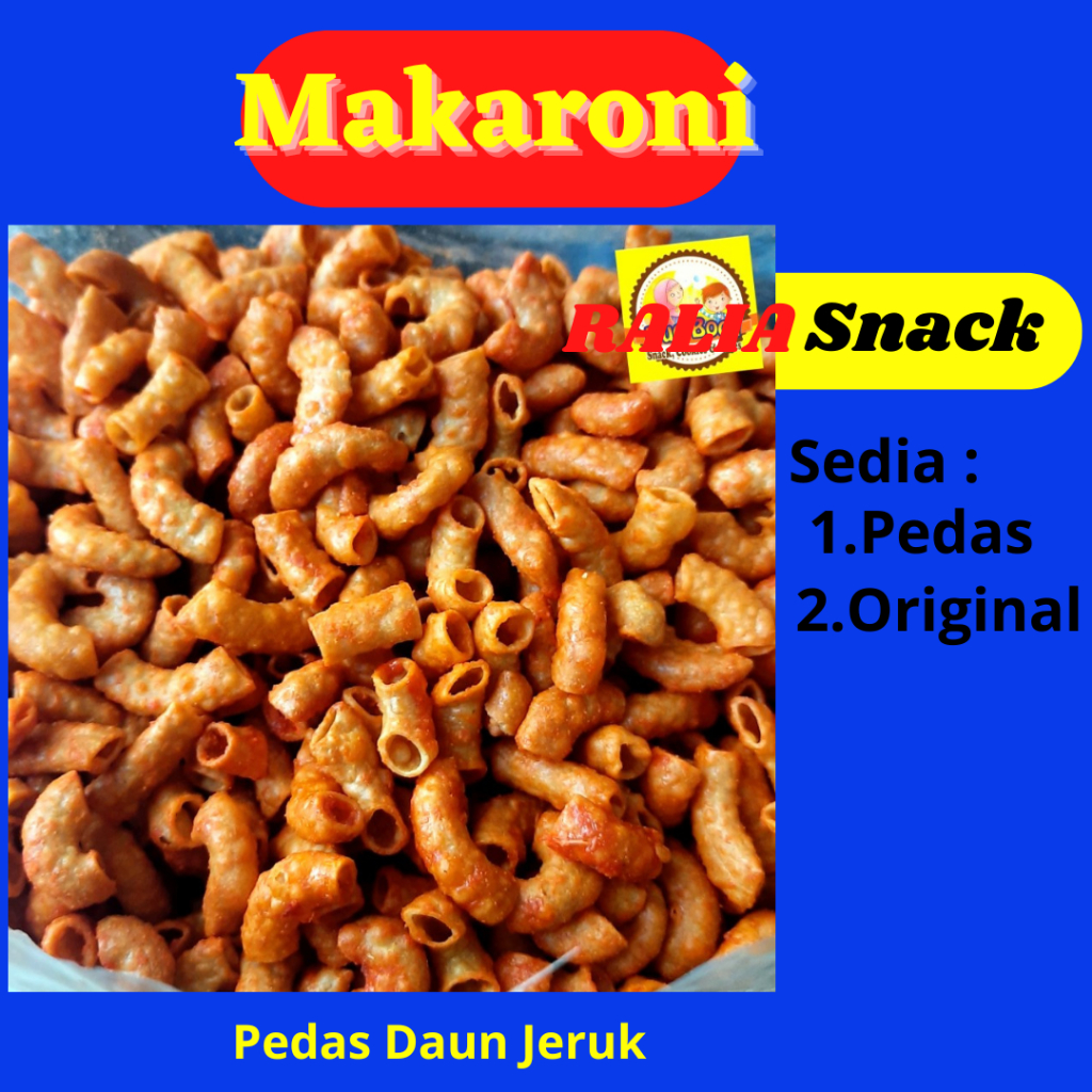 

-126) MAKARONI PEDAS MANIS ASAM GURIH BALADO DAUN JERUK ORIGINAL KHAS TASIKMALAYA ‡