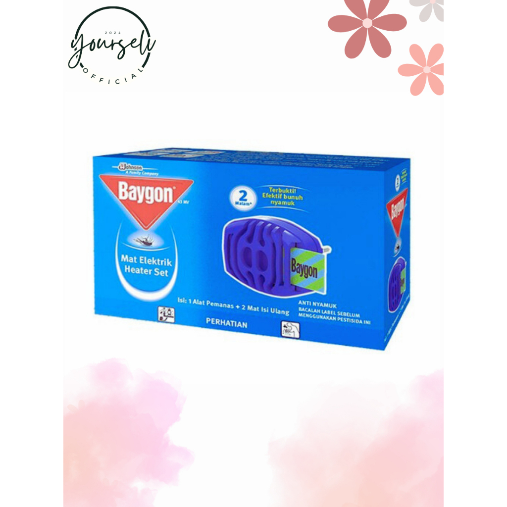YS - HEATER SET - BAYGON MAT ELEKTRIK DENGAN BOX JAMINAN 100% ORI