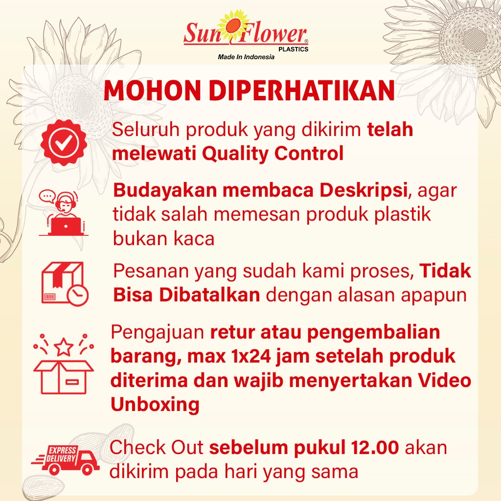 (Free 4 Gelas Disco Set) Mangkok Plastik Jumbo / Mangkok Prasmanan Besar plus 4 Gelas Disco set