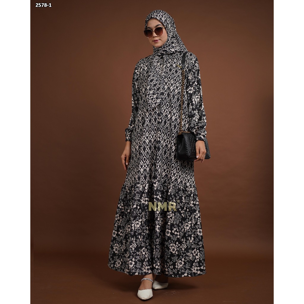 NMR Gamis Marbella Vol 2578-1 (INC HIJAB)