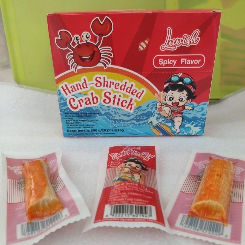 

LUVISH CRAB STICK BOX RASA PEDAS isi 20