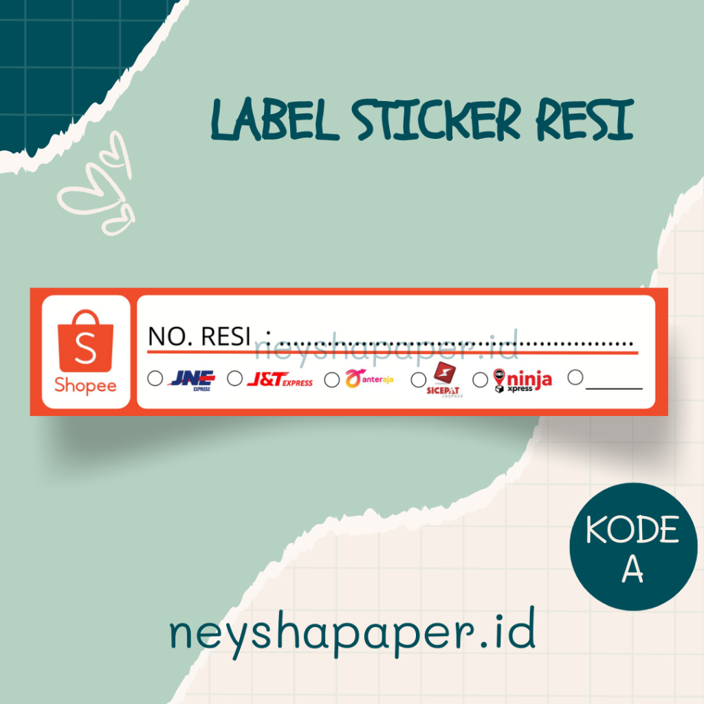 

STICKER LABEL RESI EKSPEDISI